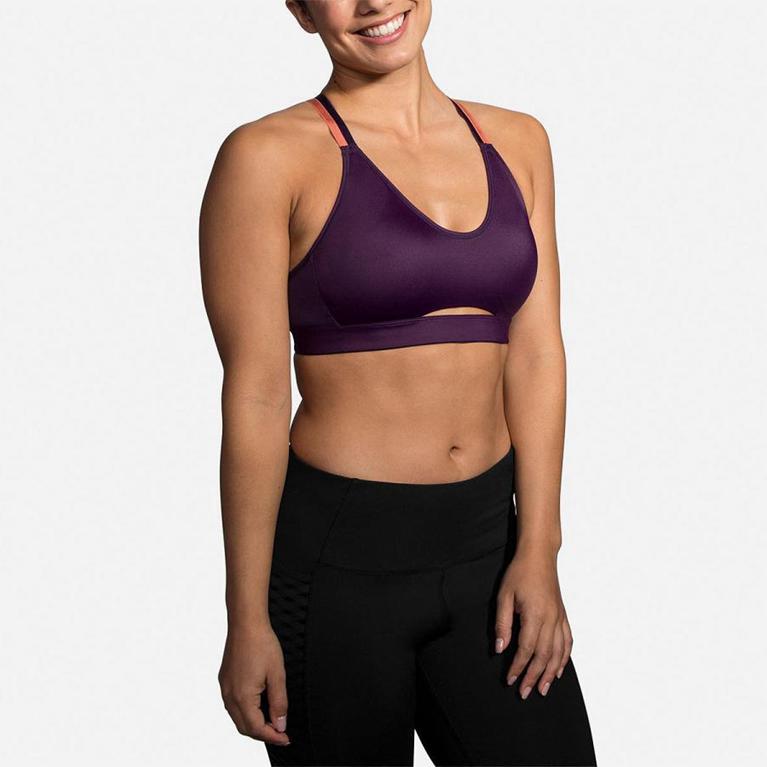 Brooks FastForward Free Women's Running Bra - Purple (23619-JUHW)